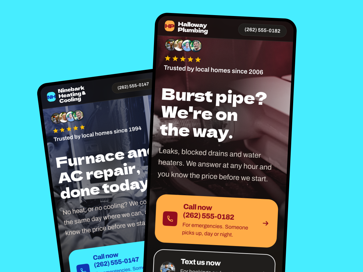 One tap, from anywhere on the page.