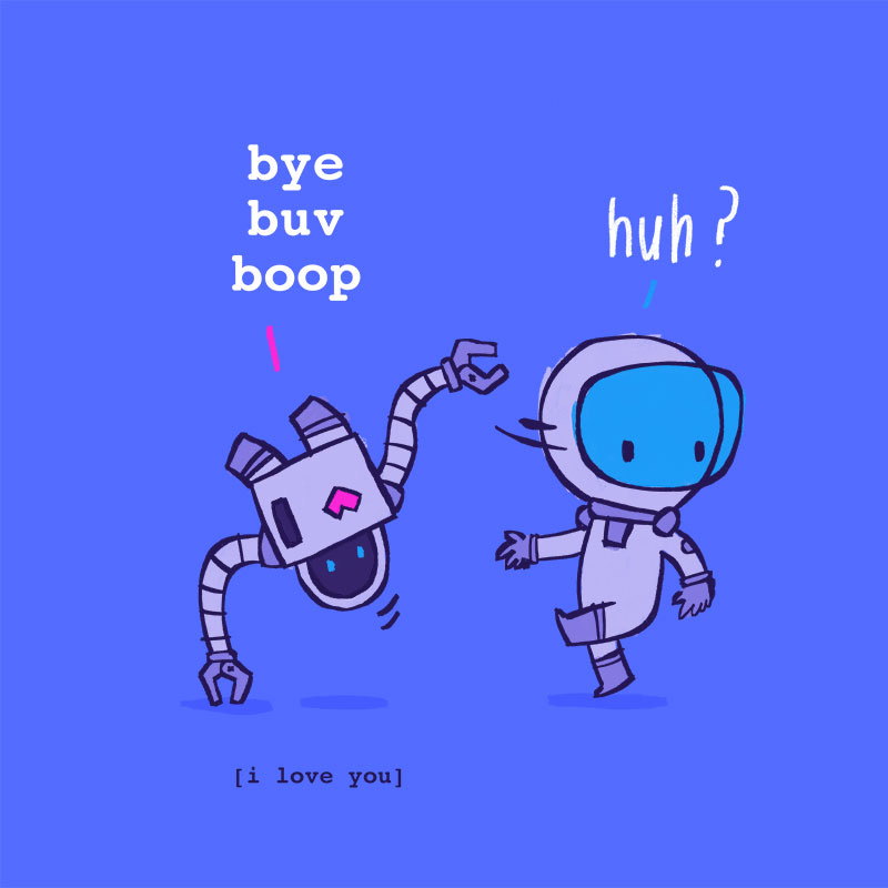 Shush Robot! — spread 2 of 11 — left page
