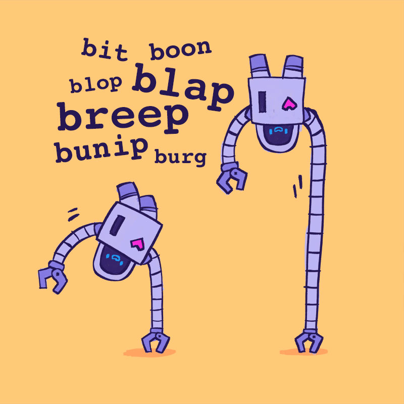 Shush Robot! — spread 6 of 11 — right page