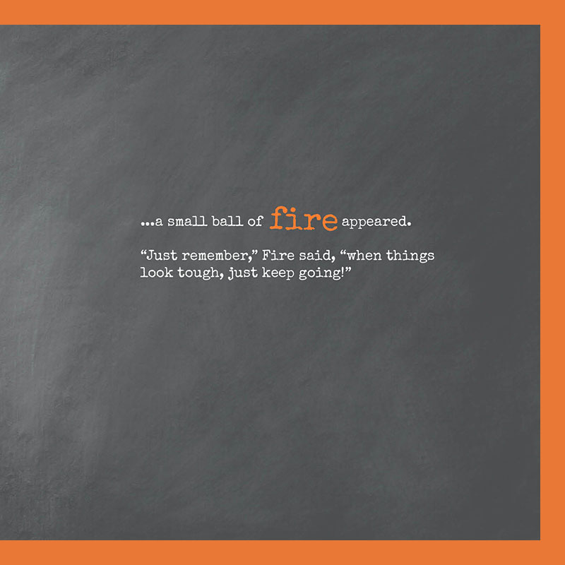 Peak Story: Fire — spread 15 of 17 — right page