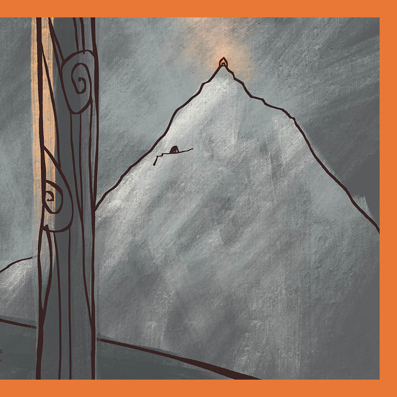 Peak Story: Fire — spread 16 of 17 — right page