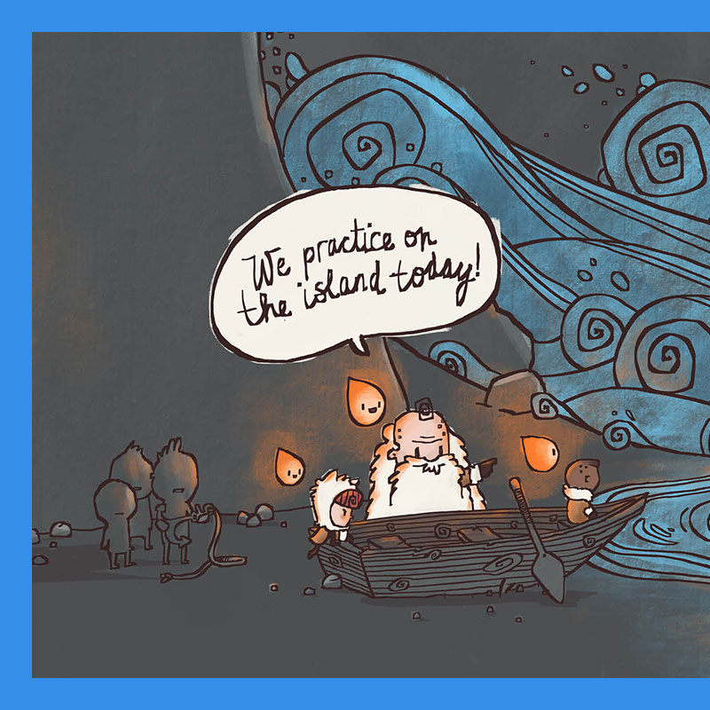 Peak Story: Water — spread 8 of 17 — left page
