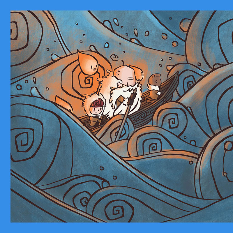 Peak Story: Water — spread 9 of 17 — left page