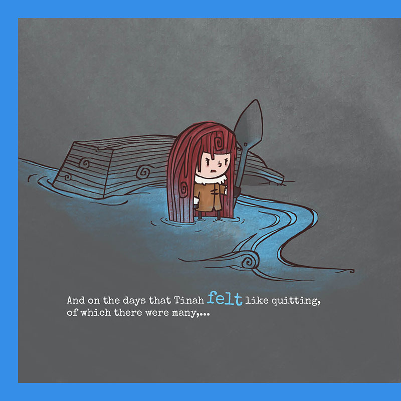 Peak Story: Water — spread 14 of 17 — left page